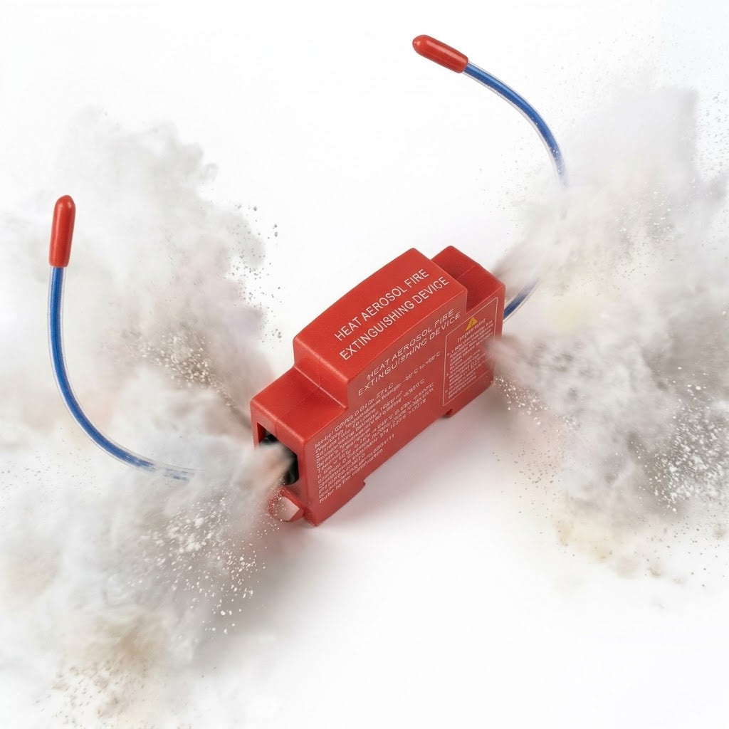 Hot Aerosol Fire Extinguisher