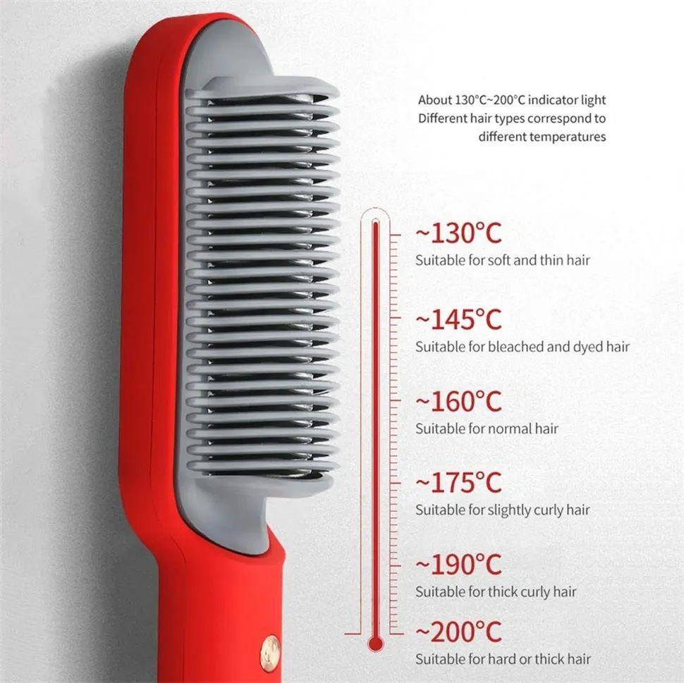 Brush Hair Straightener Brush For Girls Comb Style
