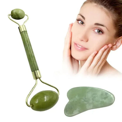 Flawless Jade Roller With Stone